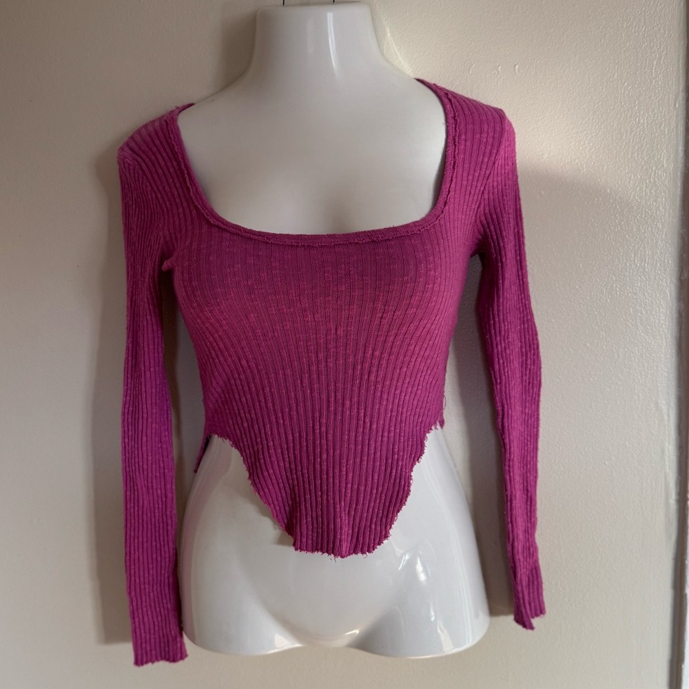 Anthropologie - Long Sleeve Sweater Shirt
